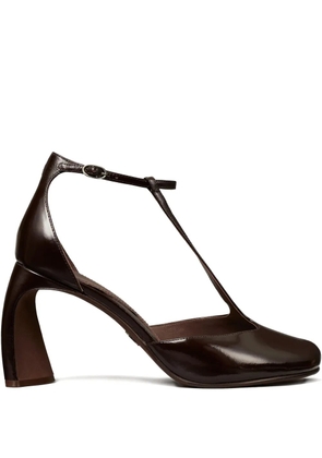 Tory Burch 90mm peep-toe T-strap sandals - Brown