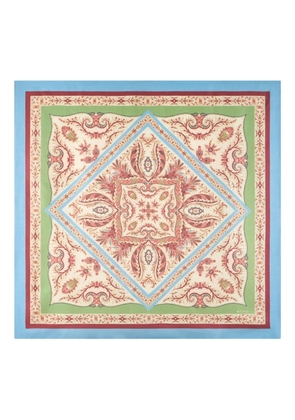 ETRO paisley-print silk scarf - Green
