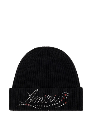 AMIRI embellished beanie hat - Black