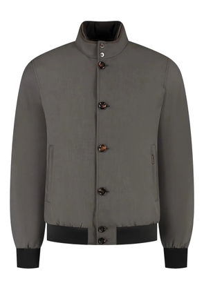 Moorer Janos-Pum ribbed-cuff bomber jacket - Brown