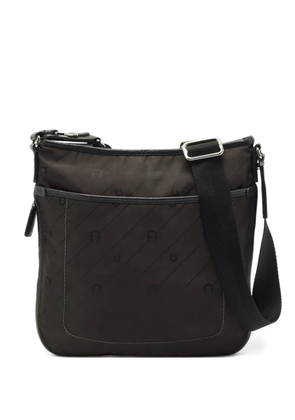Aigner Vintage monogram messenger bag - Brown