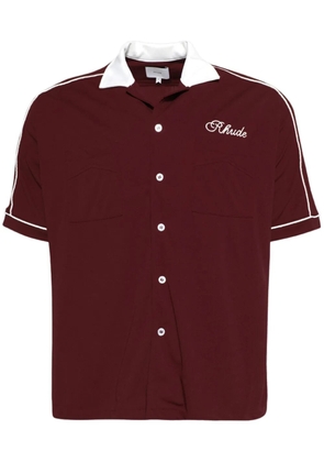 RHUDE Chamonix Mont-Blanc bowling shirt - Red