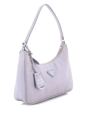 Prada Pre-Owned Re-Edition 2000 Tessuto Mini hobo bag - Purple