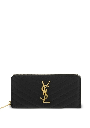 Saint Laurent Cassandre zip-around wallet - Black