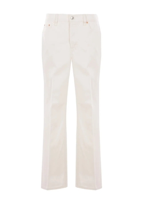 Gucci logo-patch jeans - White