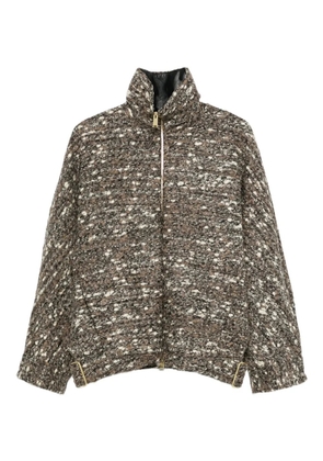 DARKPARK zip-up bomber jacket - Brown