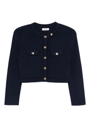 SANDRO front-pocket cardigan - Blue