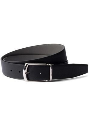 Prada reversible Saffiano leather belt - Black