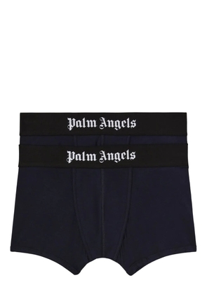Palm Angels logo trunks (set of two) - Blue