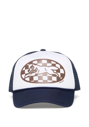 ICECREAM Checker Running Dog trucker cap - Blue