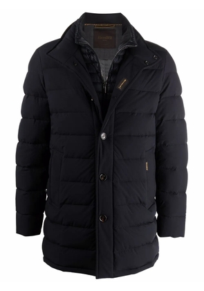 Moorer layered down-padded jacket - Blue