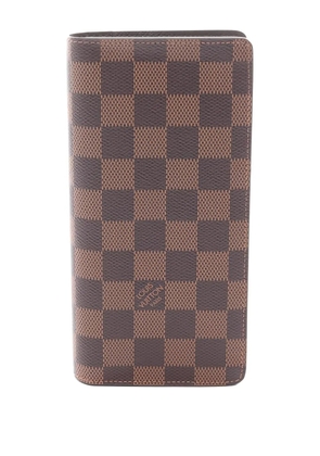 Louis Vuitton Pre-Owned 2013 Damier Ebène bi-fold wallet - Brown