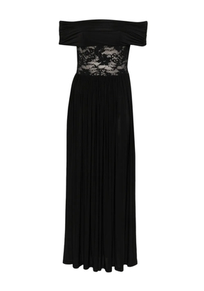 ZIMMERMANN lace-panel midi dress - Black