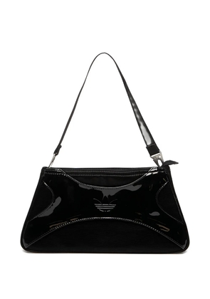 adidas logo-debossed shoulder bag - Black