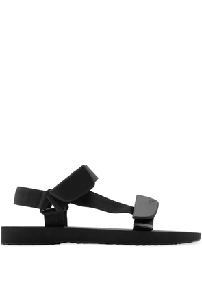Burberry Trek logo-debossed sandals - Black