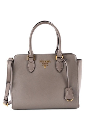 Prada Pre-Owned Convertible Open Saffiano Leather Small tote bag - Grey