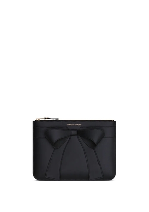 Comme Des Garçons Wallet Big Bow purse - Black