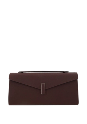 Valextra Envelope leather clutch bag - Red