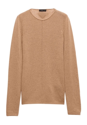 Prada Cashmere crew-neck sweater - Brown