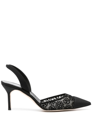 Manolo Blahnik 80mm Tora pumps - Black