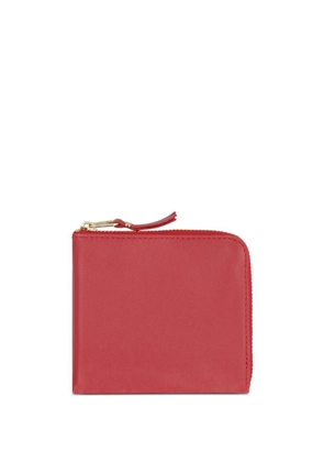 Comme Des Garçons Wallet zipped leather wallet - Red