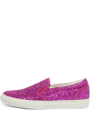 DSQUARED2 glitter slip-on sneakers - Pink