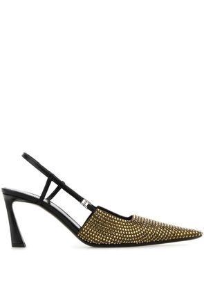Saint Laurent 70mm Andree pumps - Gold