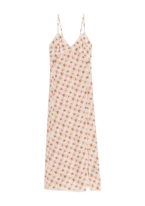 Zadig&Voltaire Ramelil floral-pattern maxi dress - Neutrals