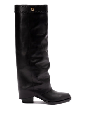 FENDI Show leather boots - Black