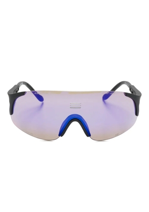 Alba Optics Jumbo shield-frame sunglasses - Black