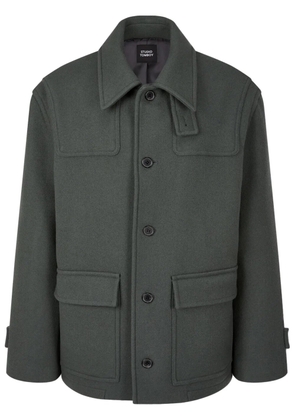TOMBOY non-toggle duffle coat - Green