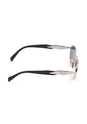 Prada Eyewear tinted oval-frame sunglasses - Silver