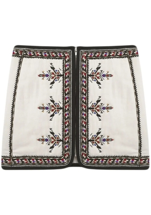 MARANT ÉTOILE Zeria mini skirt - White