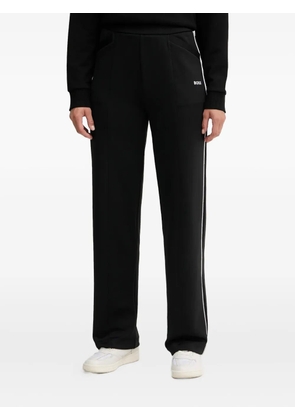 BOSS side-stripe trousers - Black