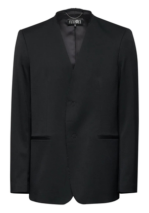 MM6 Maison Margiela single-breasted twill blazer - Black