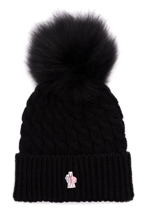 Moncler Grenoble wool beanie - Black