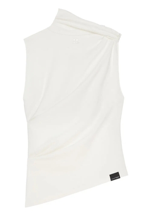 Courrèges draped top - White