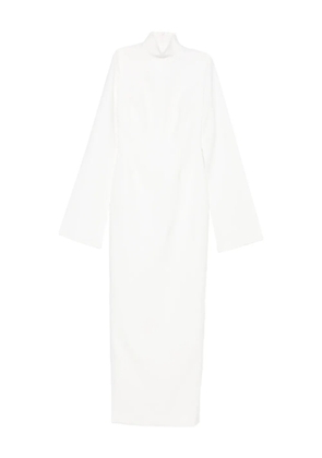 Solace London The Josefine long-sleeve maxi dress - White