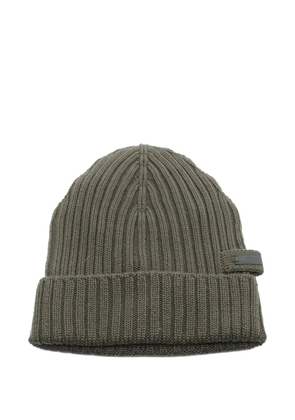 Prada Pre-Owned virgin-wool beanie hat - Green