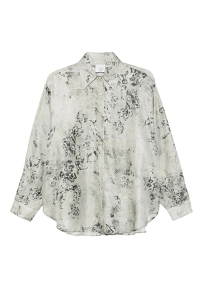 Alysi floral-print shirt - White