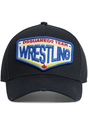 DSQUARED2 logo patch baseball cap - Black