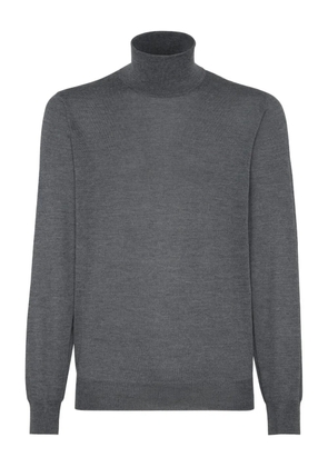 Brunello Cucinelli roll-neck top - Grey