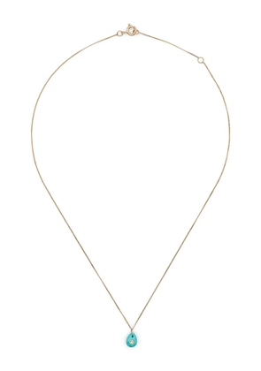 Pascale Monvoisin 9kt yellow gold Orso diamond and turquoise necklace
