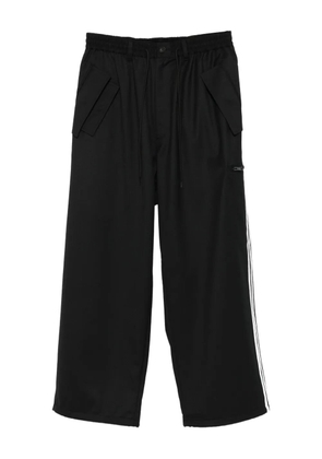 Y-3 side-stripe pocket track pants - Black