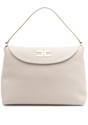 Elisabetta Franchi medium Souple shoulder bag - Neutrals