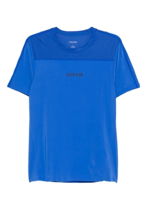 Calvin Klein mesh-panel T-shirt - Blue