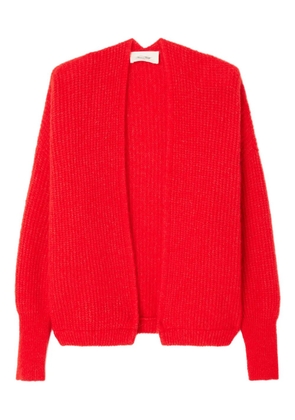 American Vintage East fluffy cardigan - Red