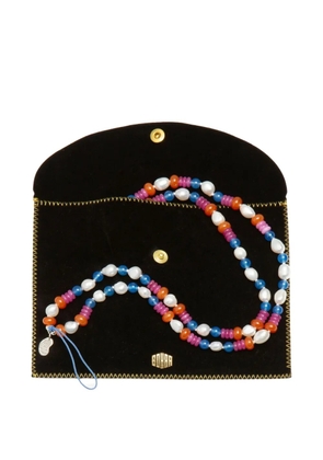 Gohar World Turkish Delight beaded phone strap - Silver