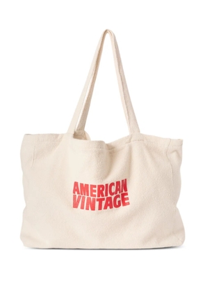 American Vintage Bobypark tote bag - Neutrals
