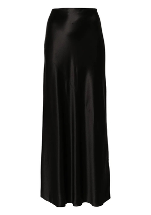 Saint Laurent silk maxi skirt - Black